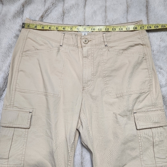 Cargo pants Tan color Pockets Cotton Spandex blend Size 14 L.L.BEAN - Picture 13 of 16